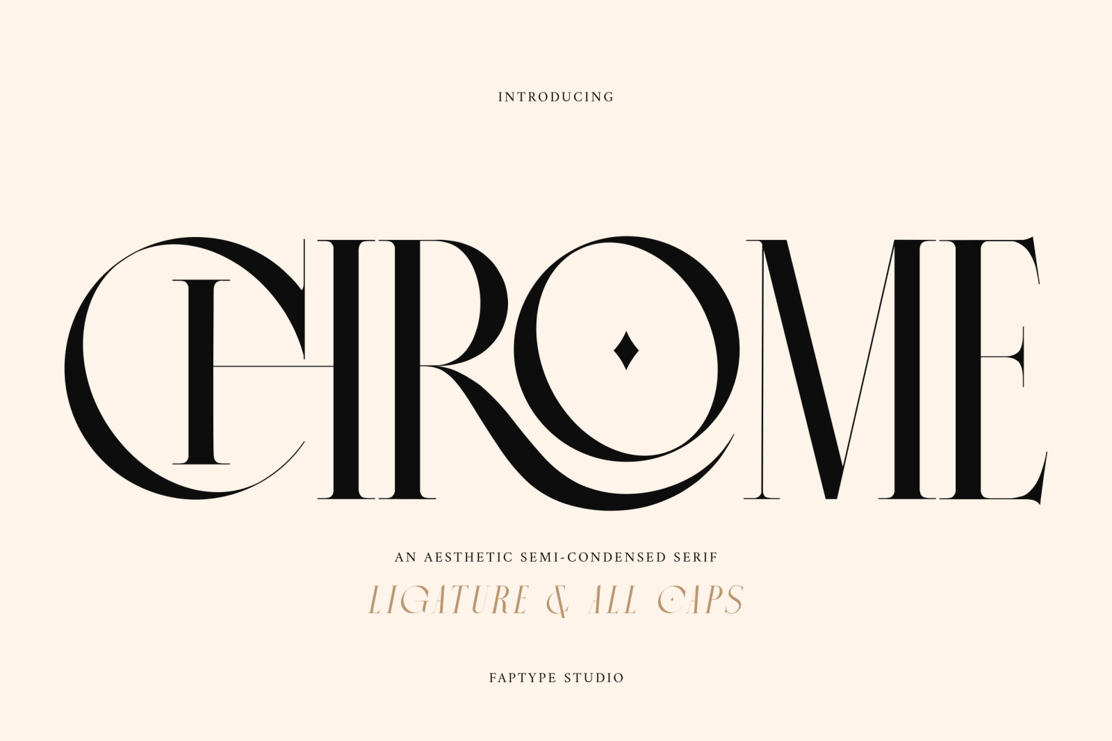 Chrome Slab | Semi-Condensed Serif