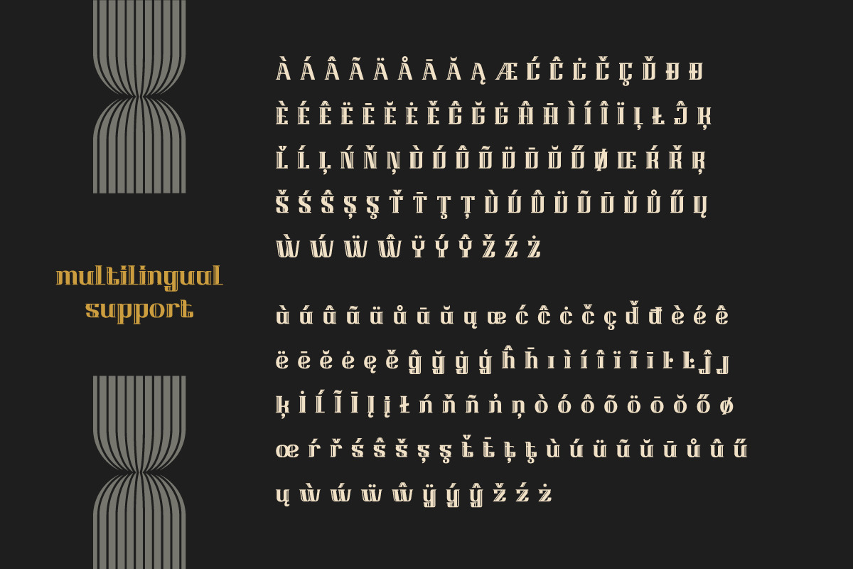 BEHINER | Art Deco Font