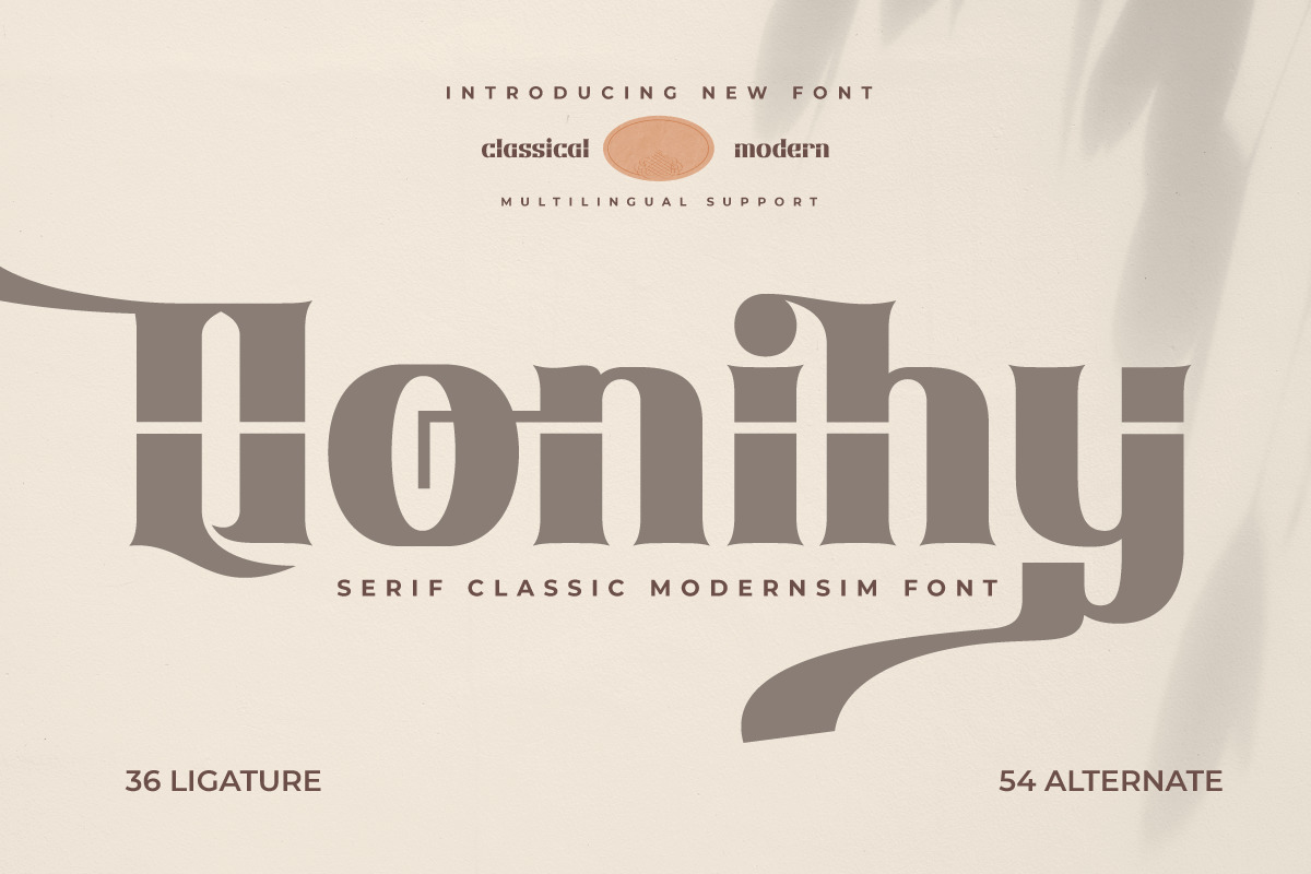 Qonihy | Serif Classic Modernism