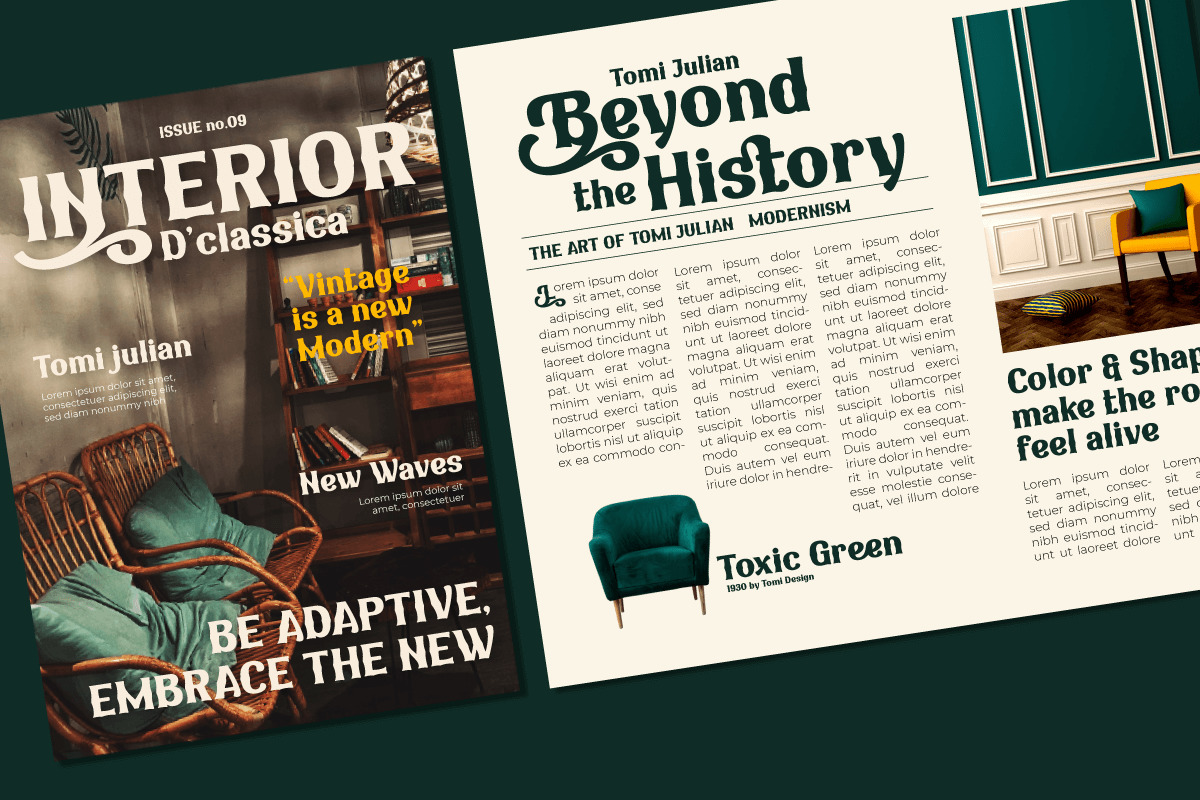 WAKCAHO | Serif Classic Modernism WAKCAHO | Serif Classic Modernism