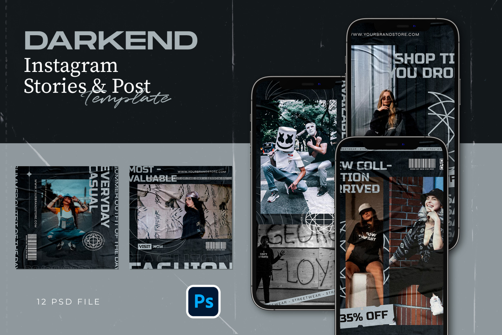 HYPE INSTAGRAM TEMPLATE. Trendy Stories template. HYPE INSTAGRAM TEMPLATE. Trendy Stories template.