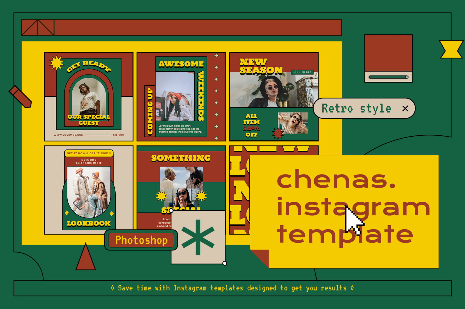 Chenas Y2k Modern Instagram Templates