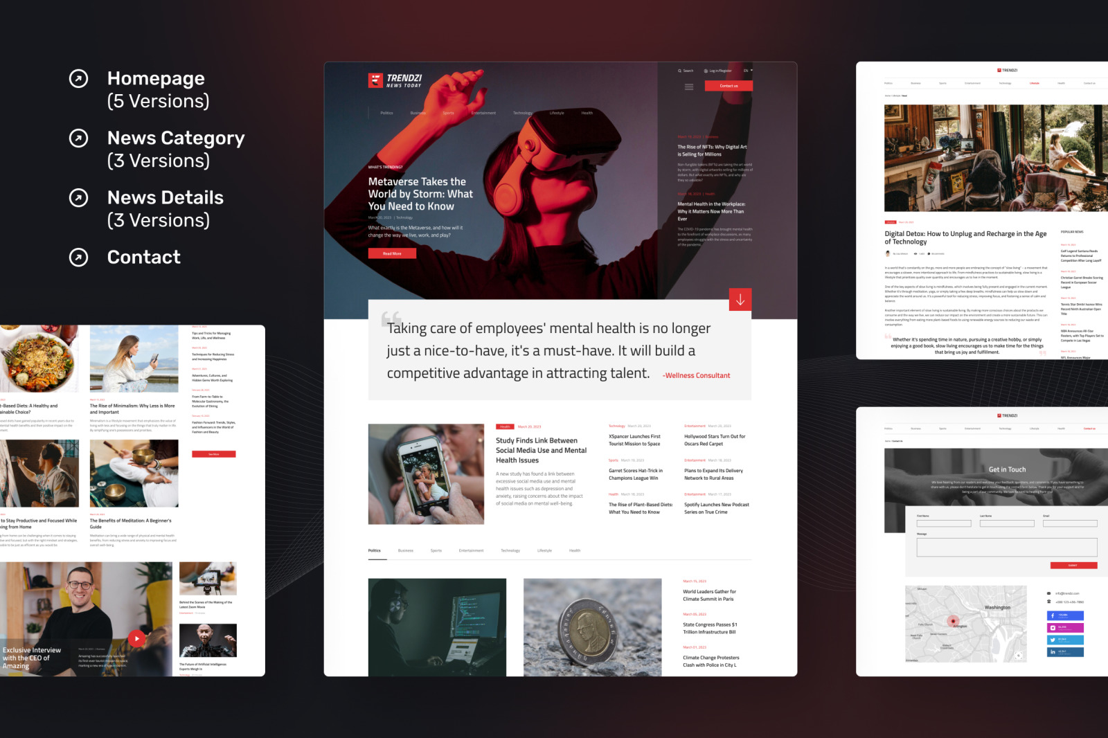 Trendzi – Clean Newspaper & Magazine Website Trendzi – Clean Newspaper & Magazine Website