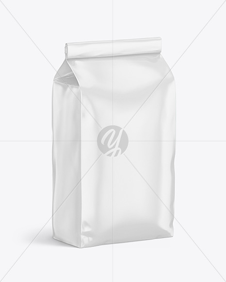 Glossy Food Bag Mockup