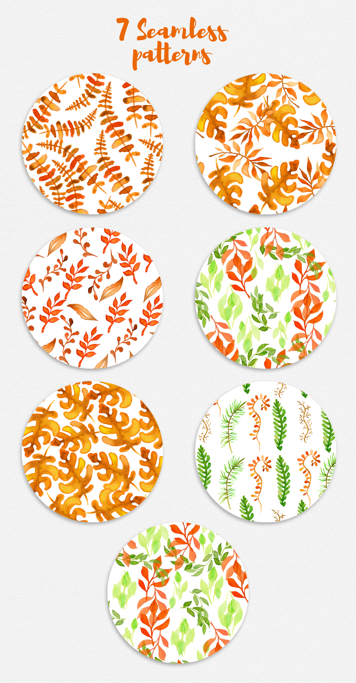 Fall Watercolor clipart Autumn