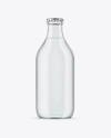 Clear Glass Water Bottle Mockup Clear Glass Water Bottle Mockup