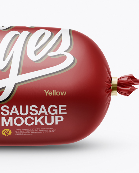 Sausage Chub Mockup