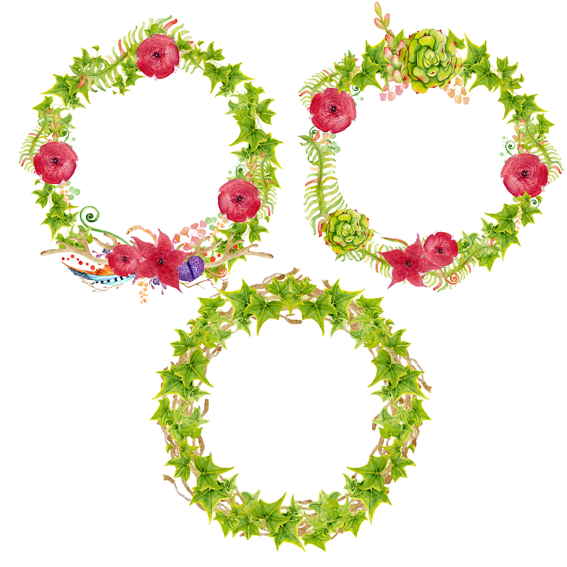 Floral Wreath clipart