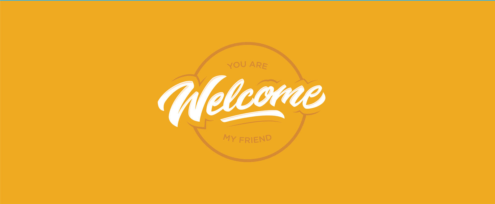 Welcome lettering bundle