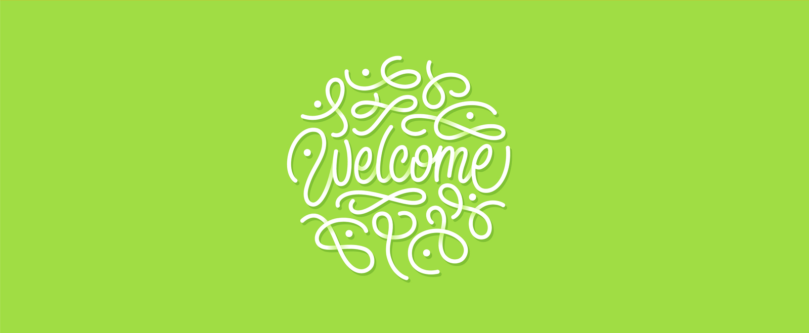 Welcome lettering bundle