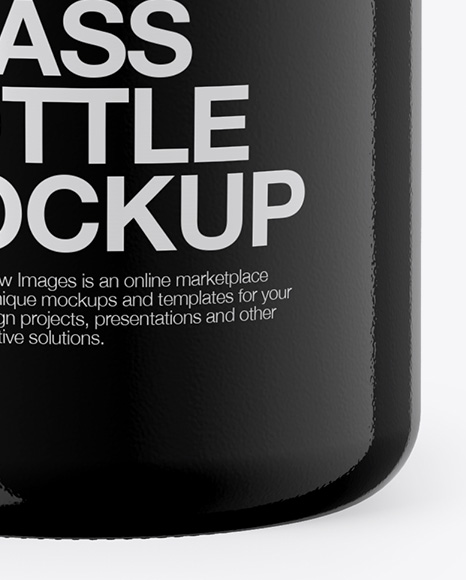 100ml Glass Bottle Mockup 100ml Glass Bottle Mockup