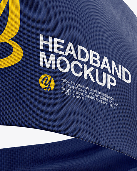 Headband Mockup - Front View