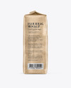 Kraft Flour Bag Mockup - Front & Side View