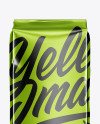 Metallic Flour Bag Mockup - Front &amp; Side View