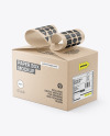 Kraft Paper Gift Box Mockup
