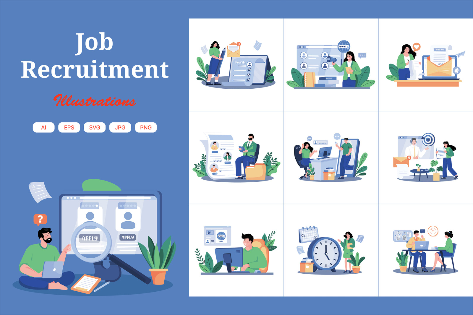 M723_Job Recruitment Illustration_Part 01 M723_Job Recruitment Illustration_Part 01