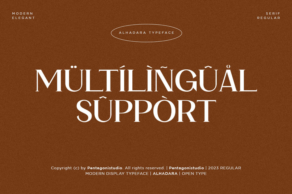 Alhadara | Modern Serif Font Alhadara | Modern Serif Font