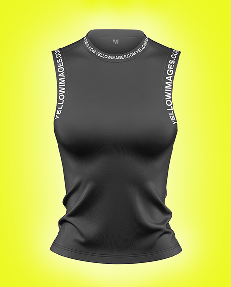 Sleeveless Shirt Mockup - Front View