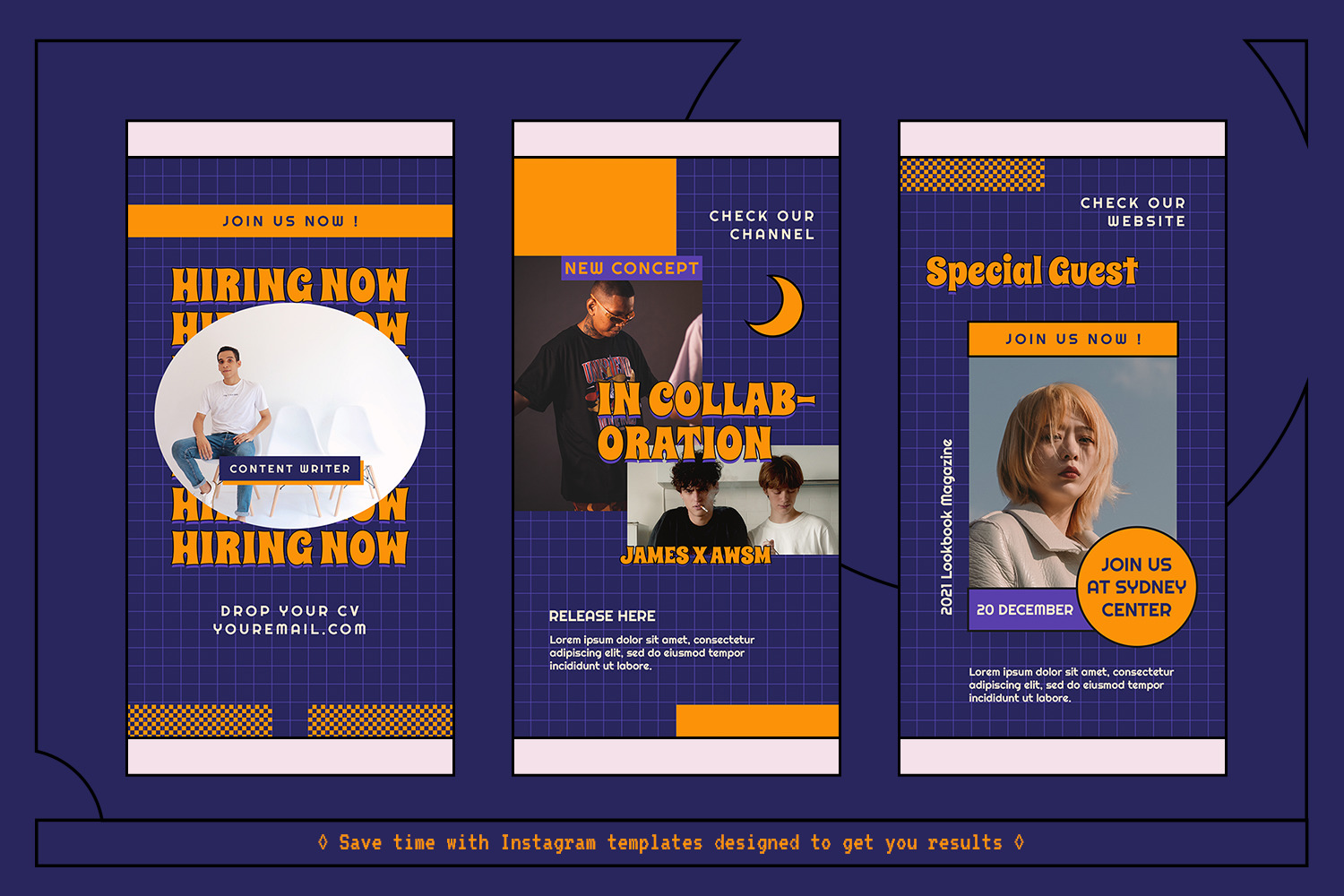 Zonel 90's Instagram Template Zonel 90's Instagram Template