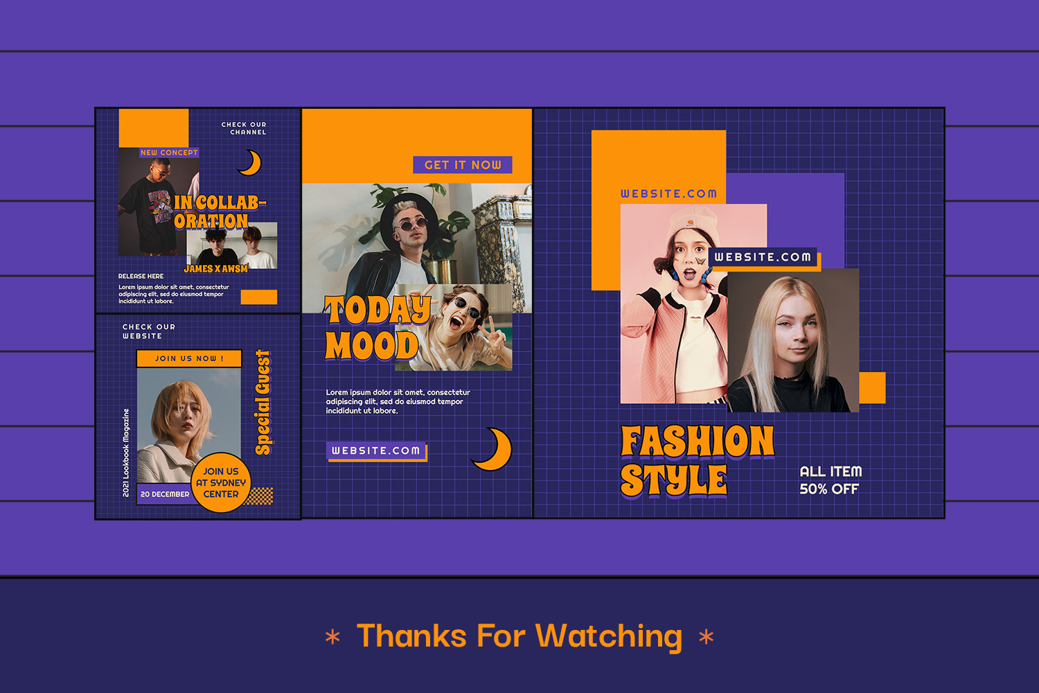Zonel 90's Instagram Template Zonel 90's Instagram Template