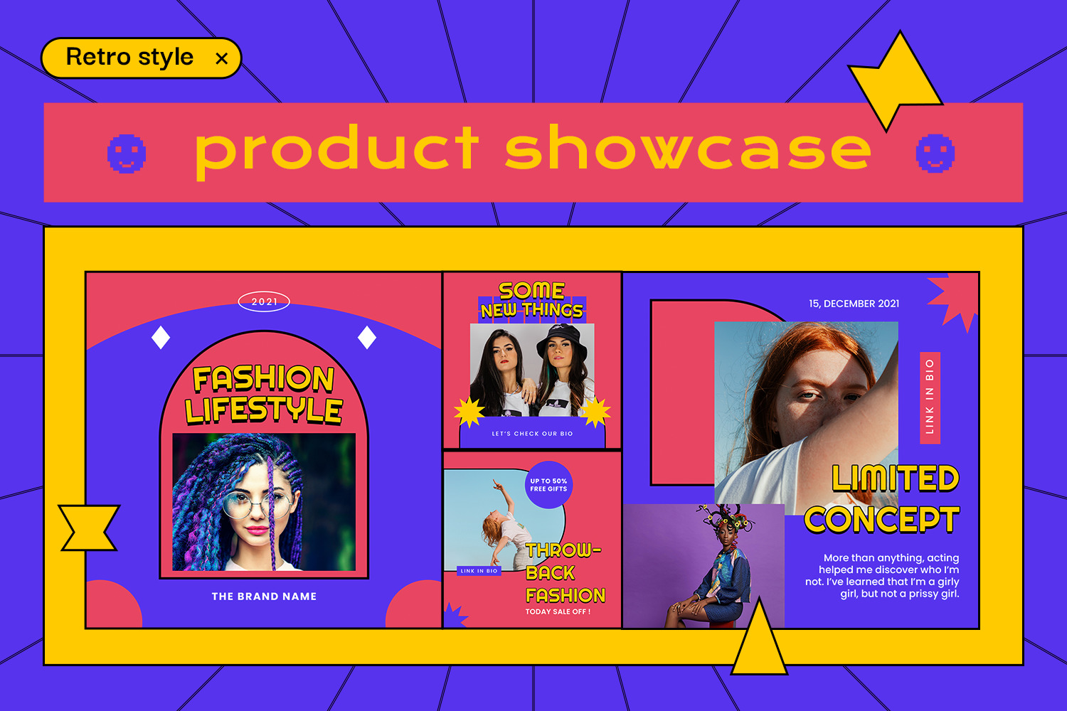 Hazela 90's Instagram Template Hazela 90's Instagram Template