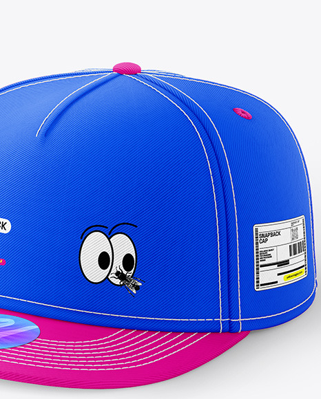 Two Snapback Caps Mockups