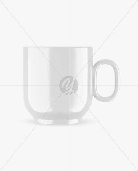 Glossy Coffee Cup Mockup