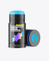 75g Opened Glossy Deodorant Stick Mockup