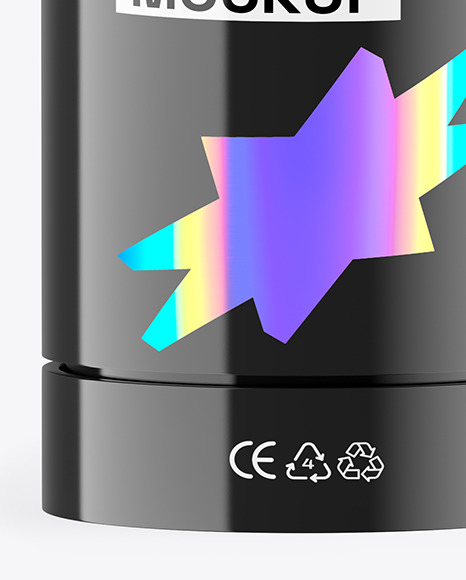 75g Opened Glossy Deodorant Stick Mockup