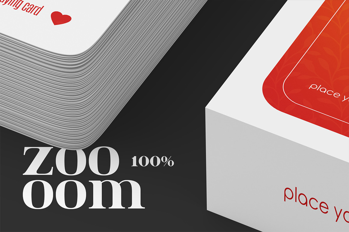 Playing Cards Mockup Set Playing Cards Mockup Set