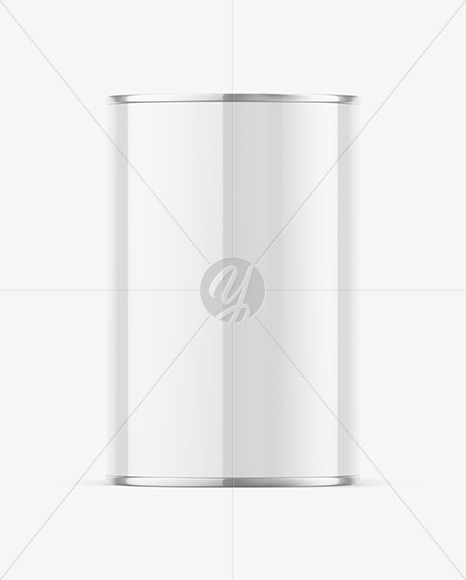 Glossy Paint Can Mockup