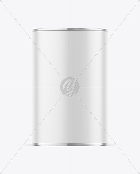 Matte Paint Can Mockup