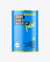 Matte Paint Can Mockup