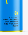 Matte Paint Can Mockup