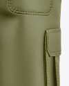 Cargo Shorts Mockup - Back View