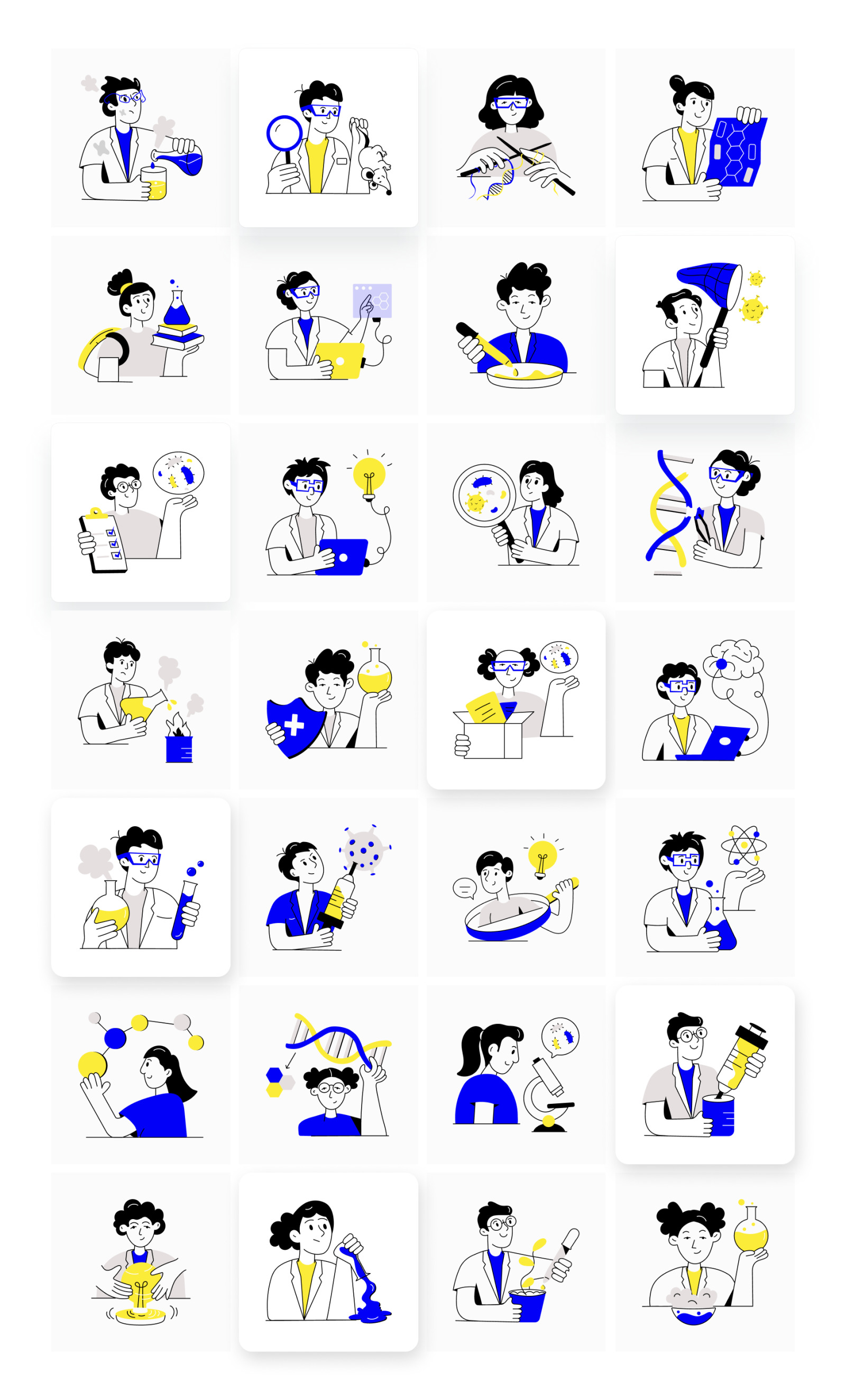 Animated Scientist Illustrations Animated Scientist Illustrations
