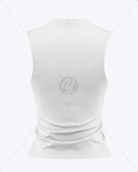 Sleeveless Shirt Mockup - Back View