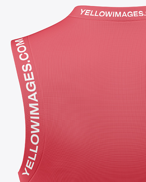 Sleeveless Shirt Mockup - Back View