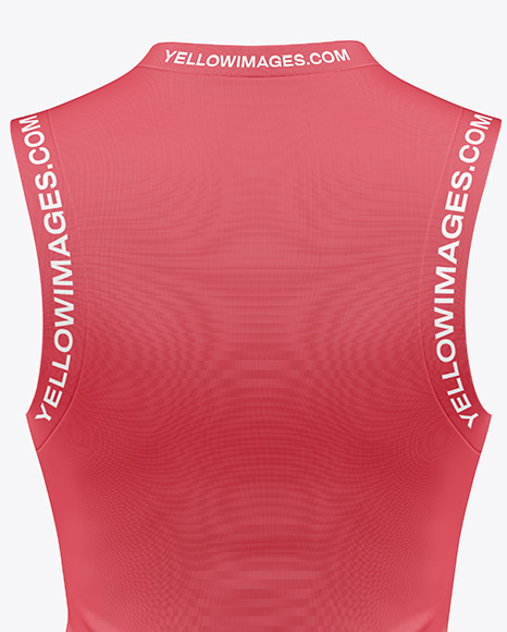 Sleeveless Shirt Mockup - Back View