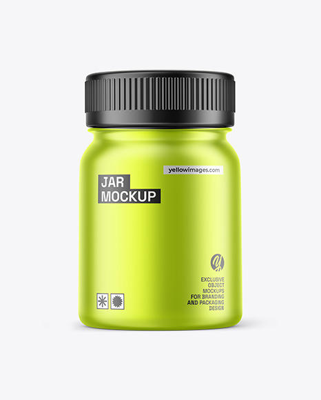 Metallic Jar Mockup