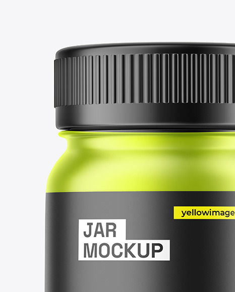 Metallic Jar Mockup