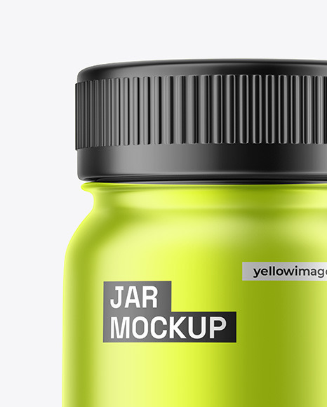 Metallic Jar Mockup