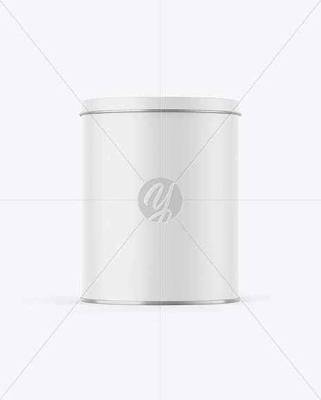 Matte Tin Can Mockup