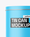 Matte Tin Can Mockup