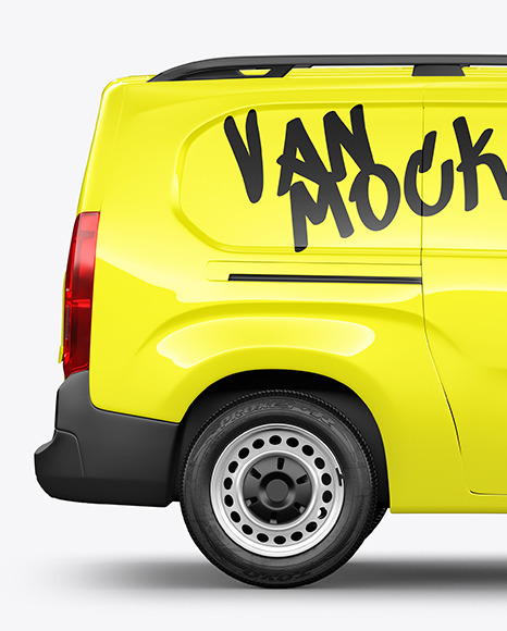 Panel Van Mockup - Side View