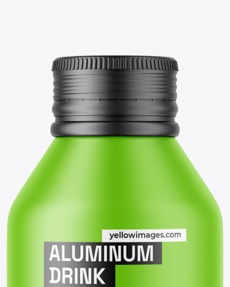 Matte Drink Bottle Mockup