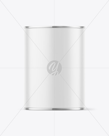 Matte Paint Can Mockup