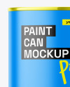 Matte Paint Can Mockup