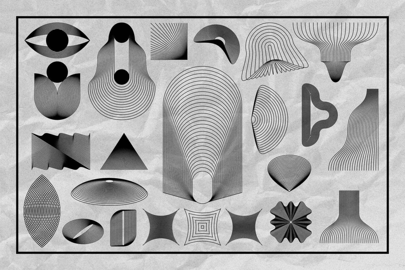 Modern Abstract Boho Lines Modern Abstract Boho Lines