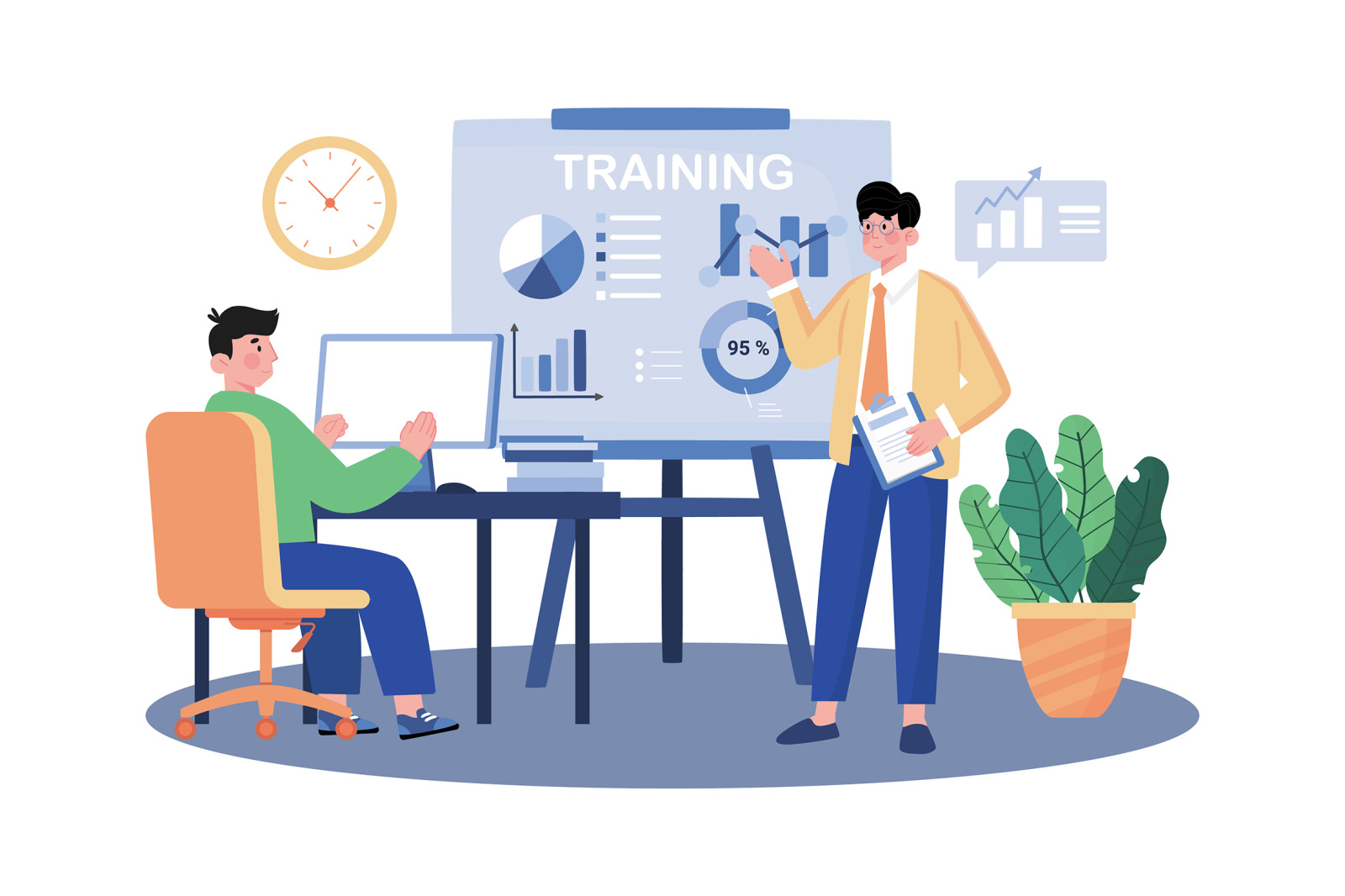 M726_Business Team Illustration_Part 02 M726_Business Team Illustration_Part 02